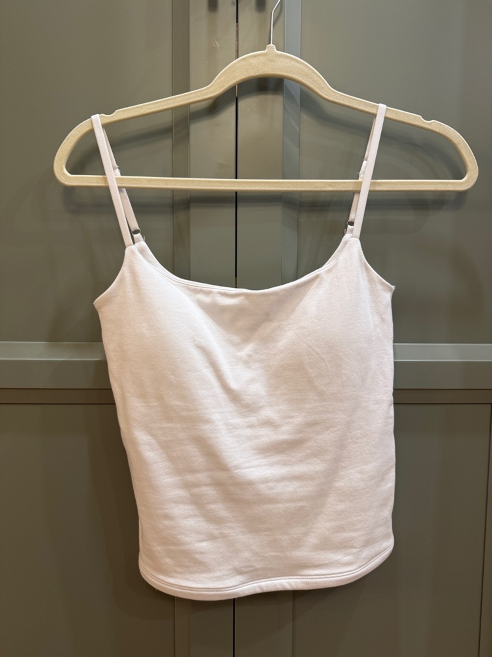Abercrombie & Fitch White Bra-Free 90s Cami